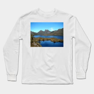 Cradle Mountain Digital Painting Long Sleeve T-Shirt